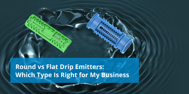 flat vs round emitters